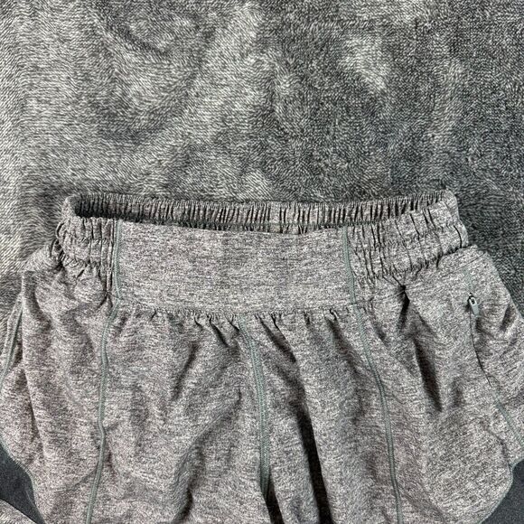 Lululemon Hotty Hot Short II Long Women's 4 Tall Heather Lux Multi Black 4" - Picture 2 of 10